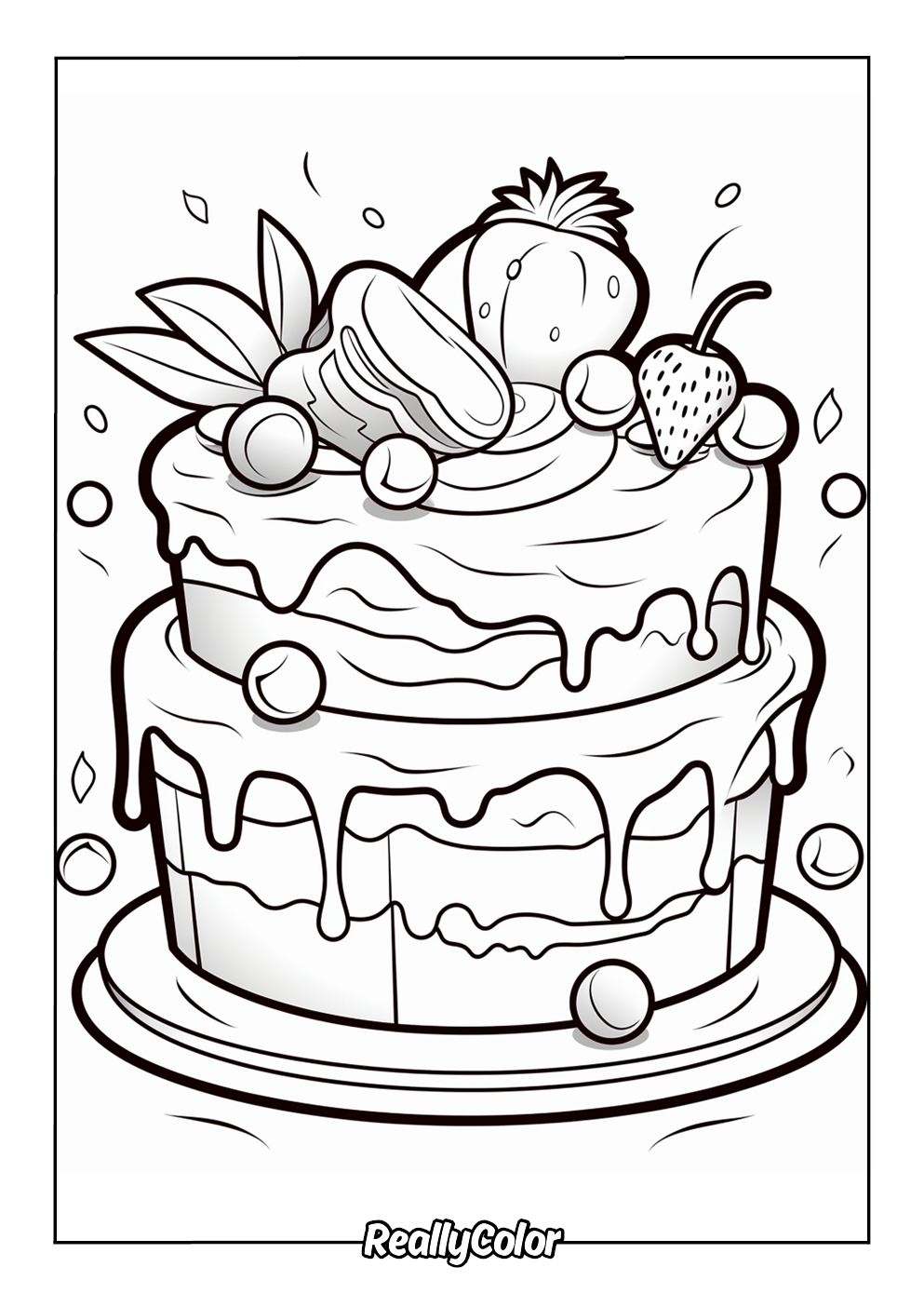 Coloring page strawberry shortcake