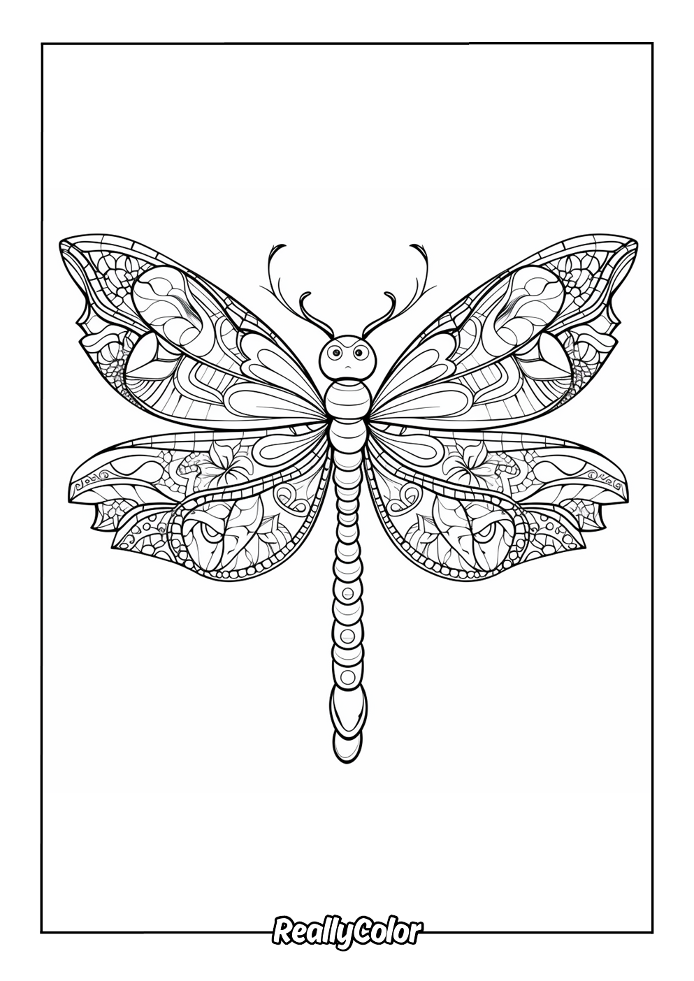 Dragonfly mandala