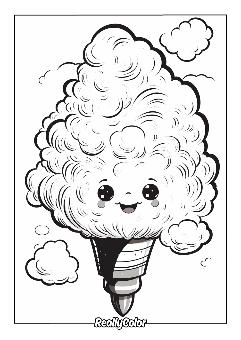 Kawaii cotton candy