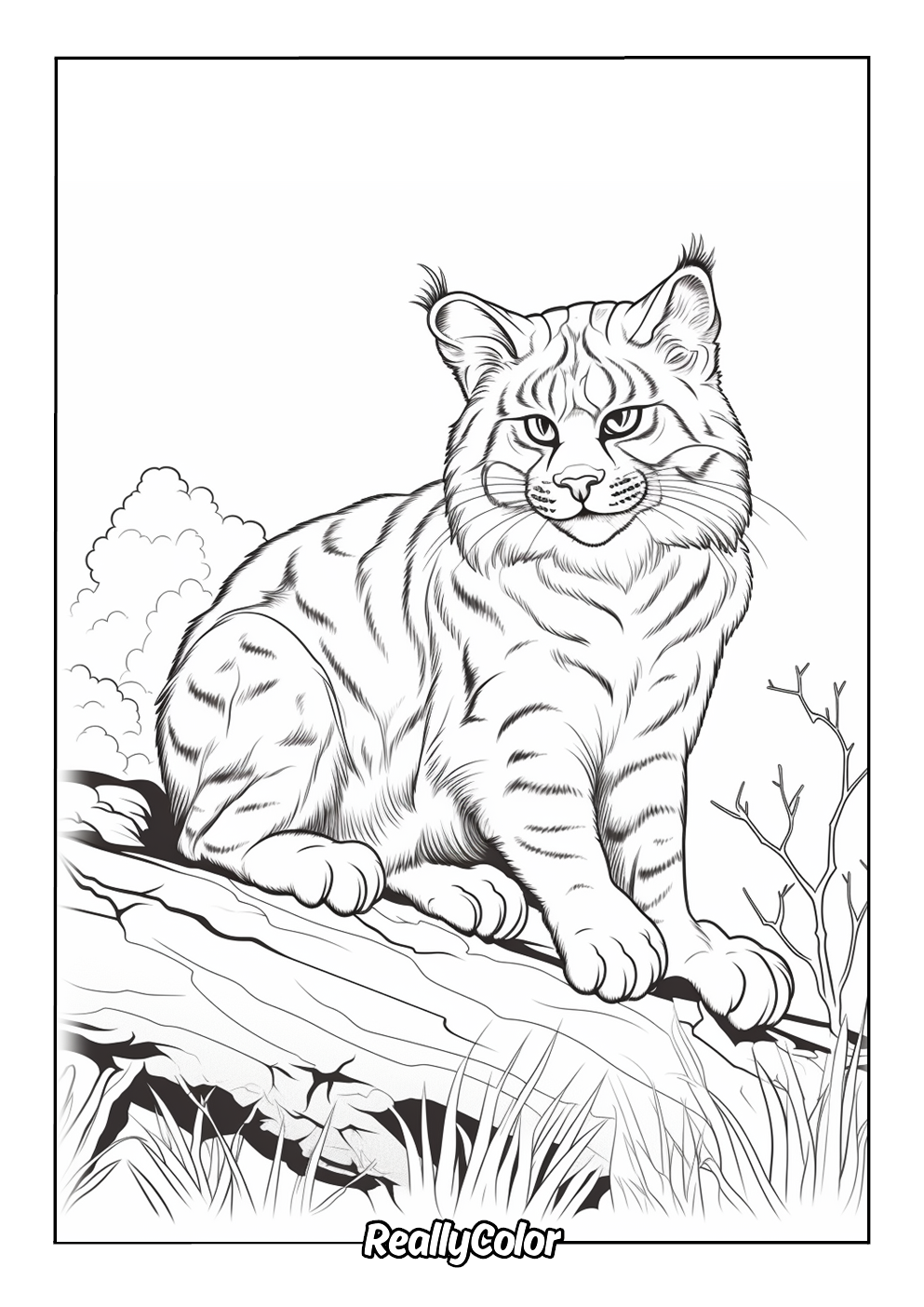Majestic bobcat
