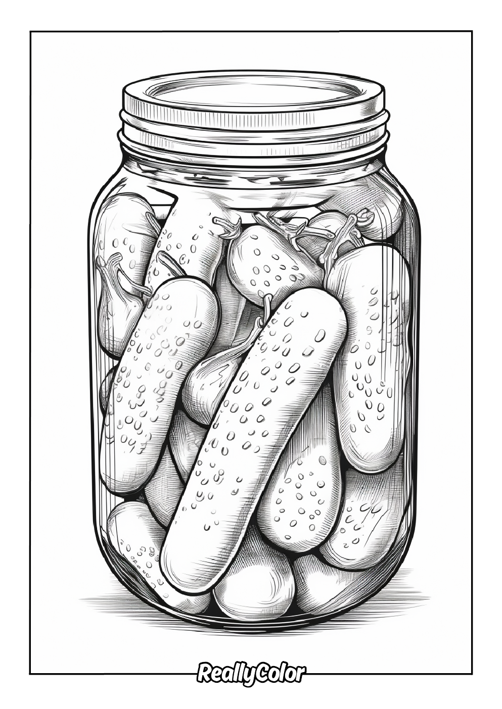 Pickle jar to color