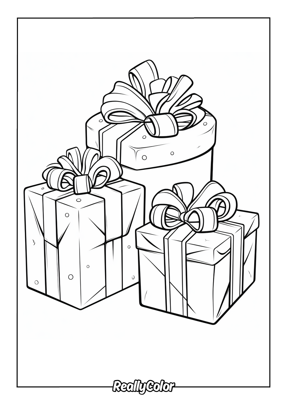 Presents to color