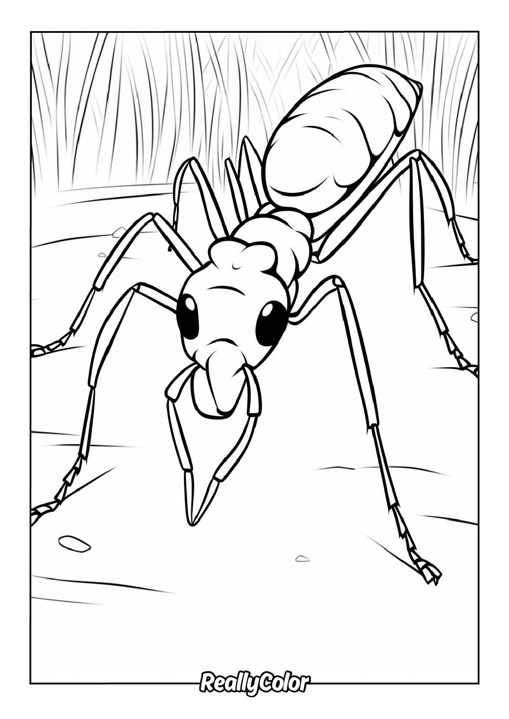 Real ant for coloring