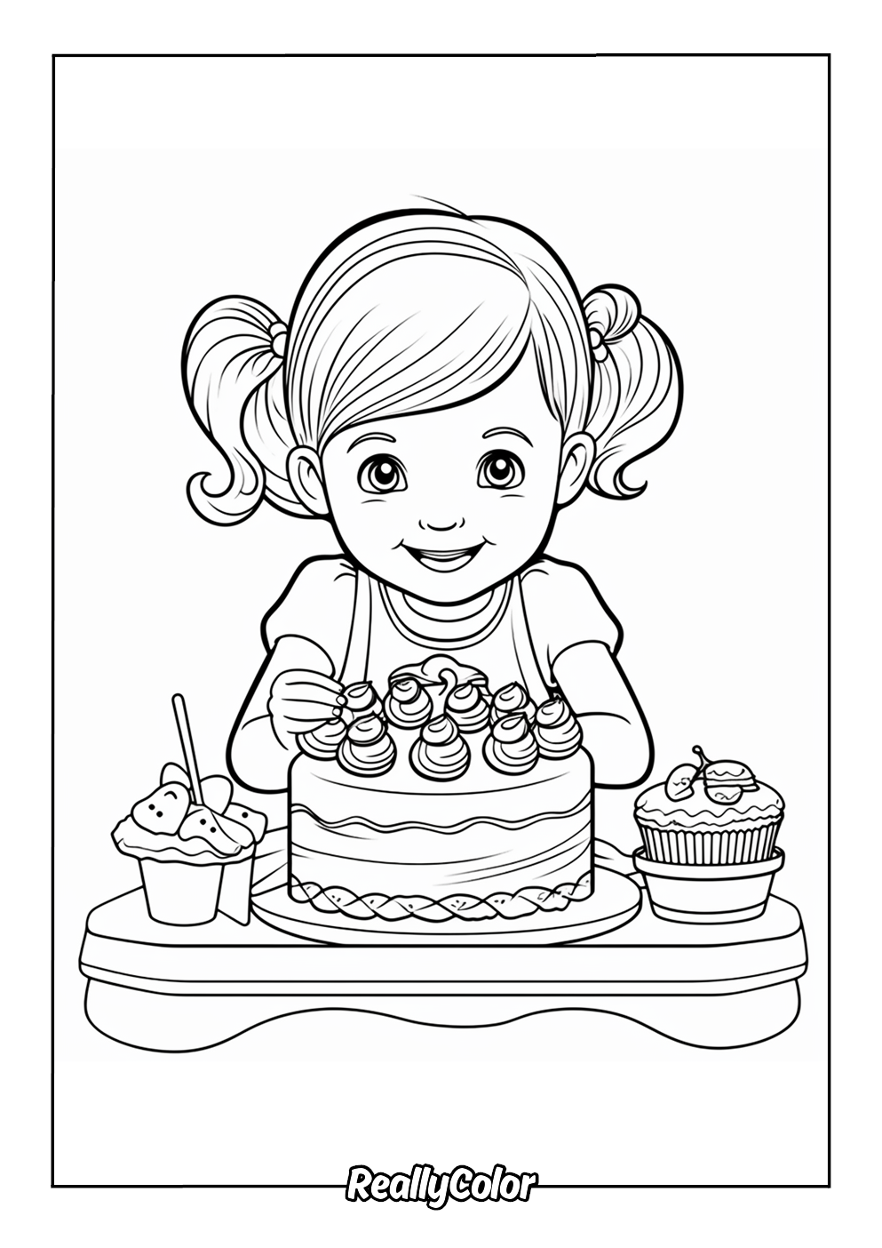 Strawberry shortcake coloring page