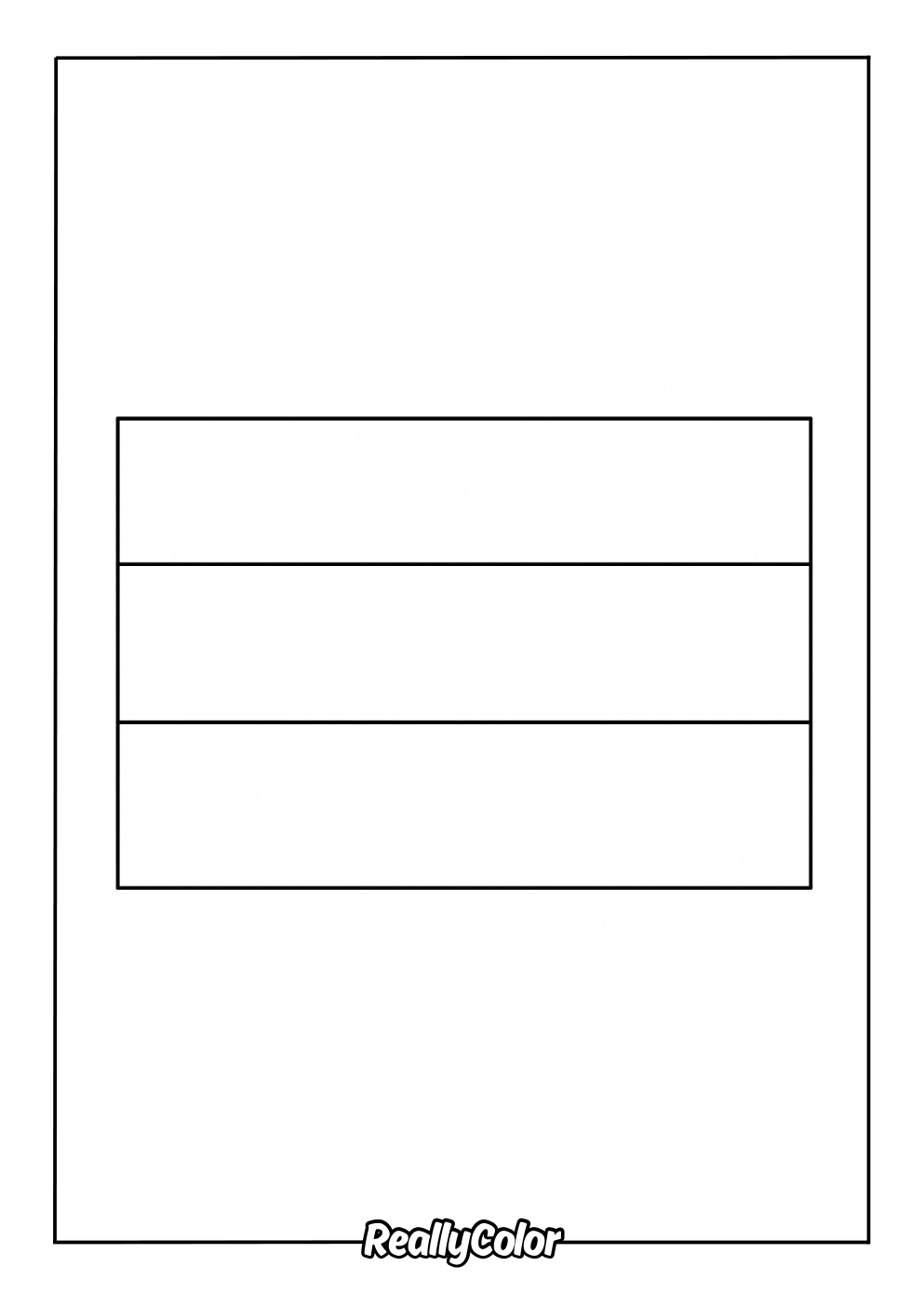 Germany flag coloring page