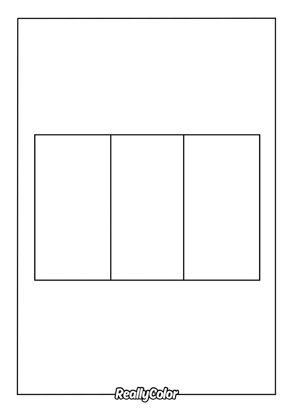 Italy flag coloring page